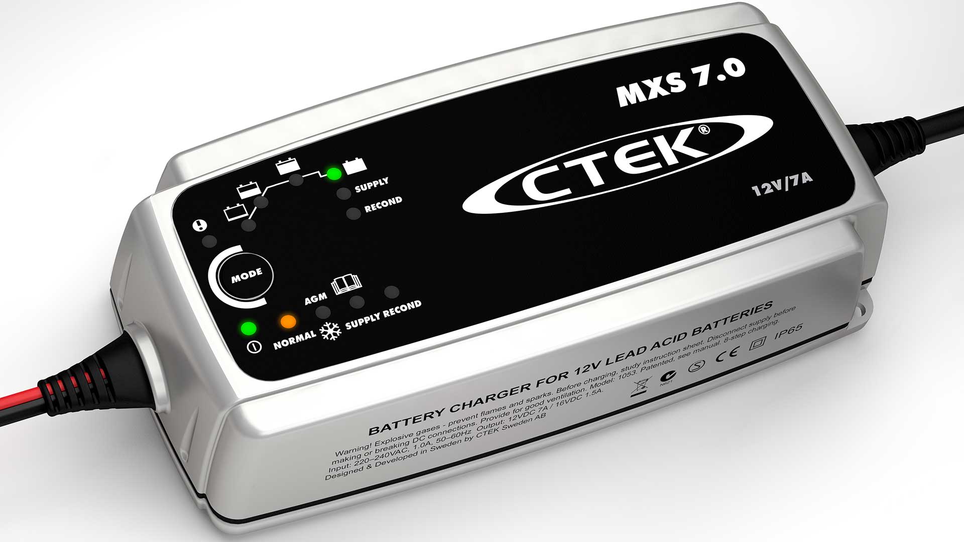 Chargeur CTEK MXS 7.0, chargeur 1V 7A pour batterie - BatterySet